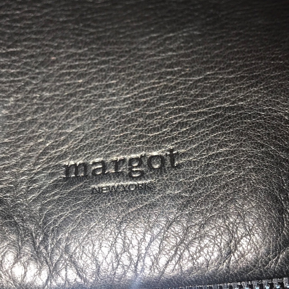 NWOT Margot black pebbled leather crossbody bag